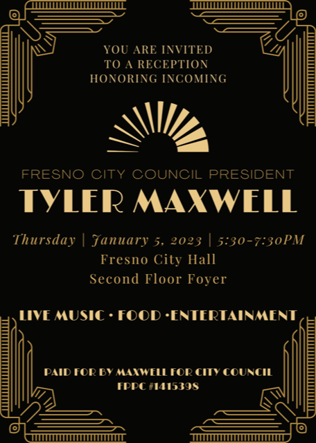 Read more about the article Tyler Maxwell Swearing In Ceremony January 5th at 5:30